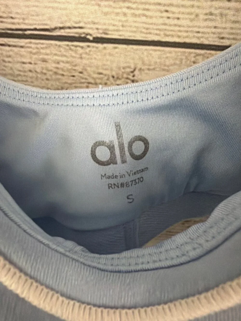 Alo Yoga Airbrush High-Waist Heart Throb Bra and Leggings Size S